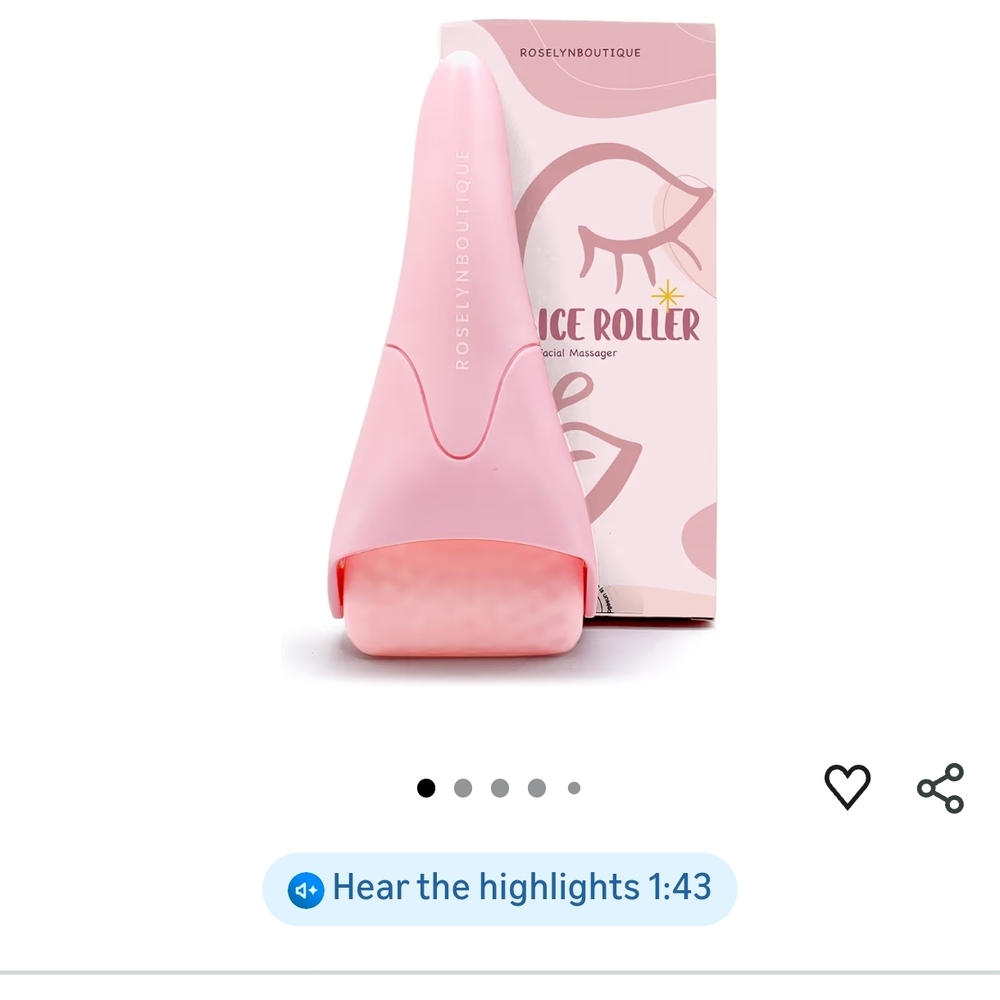 RoselynBoutique Pink Ice Roller